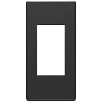 Vimar Накладка на 1 модуль Eikon Exe для панелей, антрацит, 22666.03 Vimar Накладка на 1 модуль Eikon Exe для панелей, антрацит, 22666.03