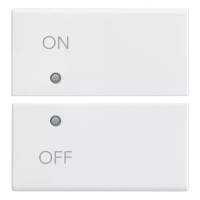 Vimar Две клавиши 2М для автоматизации, ON/OFF, белые, 14752.1