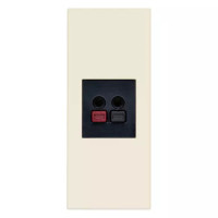 Vimar Розетка-соединитель для громкоговорителя, конопляная, 30493.C