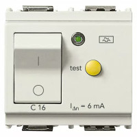Vimar Выключатель термомагнитный /дифференциальный 1P+N C16 6mA, белый, 16511.16.6.B