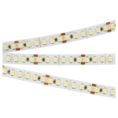 Светодиодная лента RT-A180-8mm 24V Warm3500 (14.4 W/m, IP20, 3528, 5m) (Arlight, Открытый), 040549