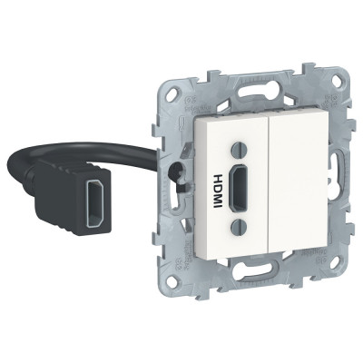 розетка HDMI, белый