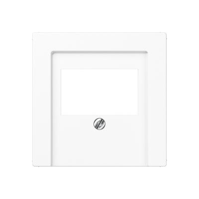 Крышка для ТАЕ и USB розеток, фиксация винтом; дюропласт; белый; A500, A569PLTWW