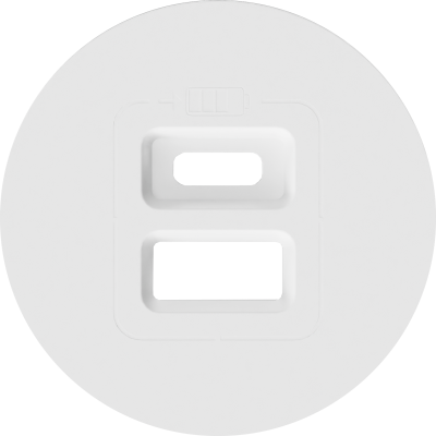 Donel D16 матовый белый  Накладка для розеток USB, DO28633