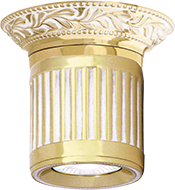 FD1052ROP Fede VIENNA Светильник UP OR DOWN потолочный , Gold White Patina