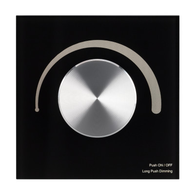 Панель Rotary SMART-P28-DIM Black (12-24V, 2.4G) (Arlight, IP20 Пластик, 5 лет), 027102