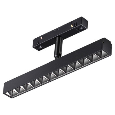 Novotech 358610 SHINO NT21 035 черный Трековый светильник для низковольного шинопровода IP20 LED 4000K 12W 48V FLUM