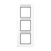 Рамка для вертикальной и горизонтальной установки, 3 поста; термопласт; белый; A CREATION, AC583BFWW Рамка для вертикальной и горизонтальной установки, 3 поста; термопласт; белый; A CREATION, AC583BFWW