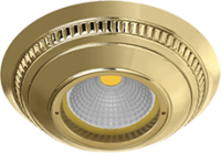FD1029ROB Fede Светильник встраиваемый круглый ROMA, Bright Gold