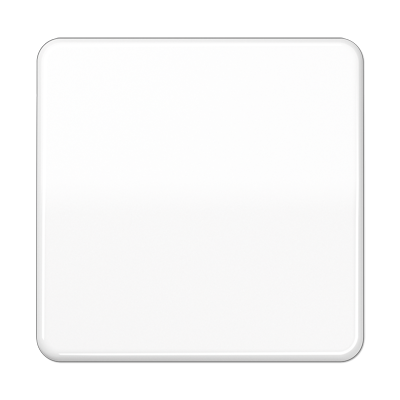 Клавиша для KNX кнопки, 1 группа; дюропласт; белый, CD101WW