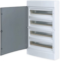 Щит распределительный навесной "Unix" прозрачная дверь 4х12 модулей IP40 EKF PROxima, ux-4x12-n Щит распределительный навесной "Unix" прозрачная дверь 4х12 модулей IP40 EKF PROxima, ux-4x12-n