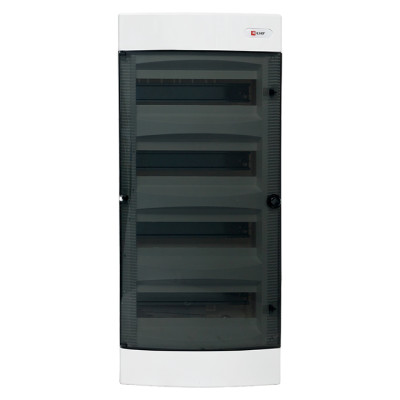 Щит распределительный навесной "Unix" прозрачная дверь 4х12 модулей IP40 EKF PROxima, ux-4x12-n