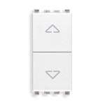 Vimar Две кнопки взаимоблокируемые NO+NO 10A, белый, 20062.B