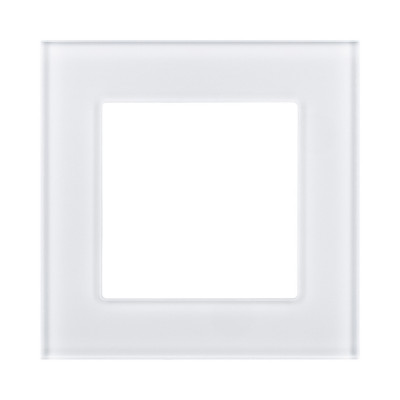 Рамка 1-постовая, стекло белый Kollinger Asthetik AS1WH