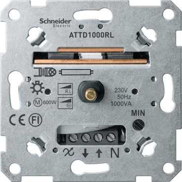 MTN5135-0000 - MERTEN МЕХАНИЗМ ПОВ. СВЕТОРЕГ. инд. нагр. 1000ВА, Schneider Electric