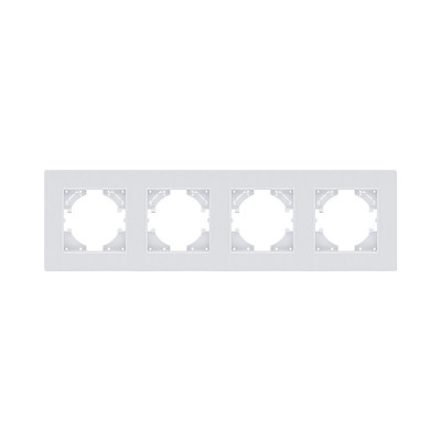 Рамка 4-постовая, белый Kollinger Eleganz Plex EP4WH