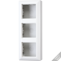 Коробка для накладного монтажа 3-кратная; мокка, AS583AMO