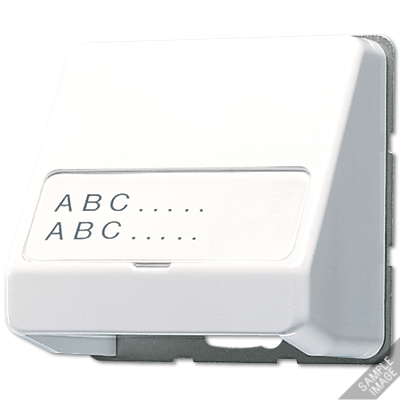 Корпус для разъемов различных типов компьютерных сетей; с полем для надписи, 554