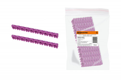 Маркер наборный - символ "7" фиолетовый 2,5 мм2 (150 шт.) TDM Electric, SQ0534-0023