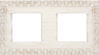 FD01222BD Fede San Sebastian Provence Рамка 2-ная, White Decape