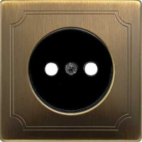 SD Накладка для розетки 2К 16А 250В~, античн. латунь