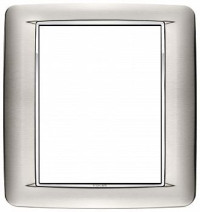 Vimar Накладка с закруглениями для 8 модулей нержавеющая сталь натуральная зашкуреная, 20698.C91 Vimar Накладка с закруглениями для 8 модулей нержавеющая сталь натуральная зашкуреная, 20698.C91