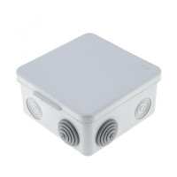 Коробка распаячная КМР-030-031 с крышкой наружная (80х80х50) 7 мембранных вводов IP54 EKF PROxima Коробка распаячная КМР-030-031 с крышкой наружная (80х80х50) 7 мембранных вводов IP54 EKF PROxima