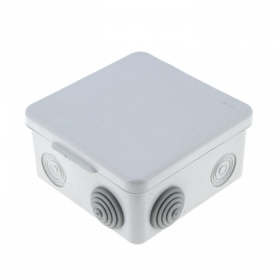 Коробка распаячная  КМР-030-031 с крышкой наружная (80х80х50) 7 мембранных вводов IP54 EKF PROxima