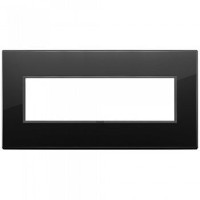 Vimar Накладка Eikon Evo на 7 модулей, полностью черный бриллиант, 21657.88