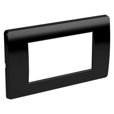 ДКС Рамка на 4 модуля, черная, 75011B
