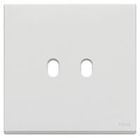 Vimar Накладка плоская, 2 модуля на 2 кнопки,Vintage, белая матовая, 22672.2.01