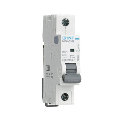 Chint Авт. выкл. NB8-63M 1P 10А 10кА х-ка K без тепл. расцеп. (R), 320789