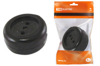 Розетка 2П 16А макс. 250B о/у "Ретро" (карболит) TDM Electric, SQ1806-0102