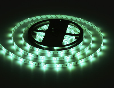 Комплект светодиодной ленты 12В 5050 30Led 7.2Вт/м Цветная RGB IP65 5м, AMBRELLA LIGHT, GS2501
