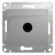 GSL000391 - GLOSSA TV РОЗЕТКА оконечная 1дБ, механизм, АЛЮМИНИЙ, Systeme Electric