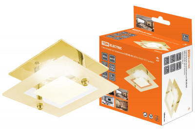 Светильник встраиваемый СВ 05-01 MR16 50Вт G5.3 золото TDM Electric, SQ0359-0017