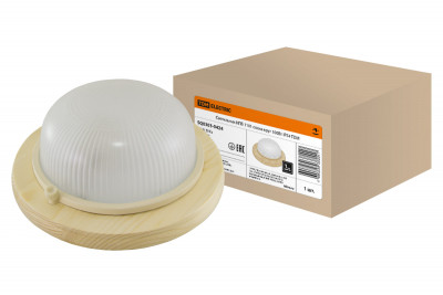 Светильник НПБ1101 сосна круг 100Вт IP54 TDM Electric, SQ0303-0424