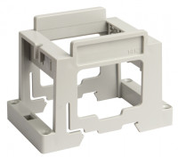 ДКС Суппорт под розетку BRAVA на DIN рейку, цвет серый RAL 7035, 54840