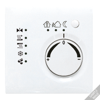 KNX-регулятор с шинным сопряжением с ручкой для установки температуры; слоновая кость, LS2178TS