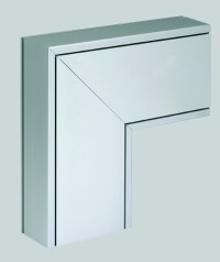 Simon SConnect Угол плоский для TM21061-8, алюминий, TMA201106-8