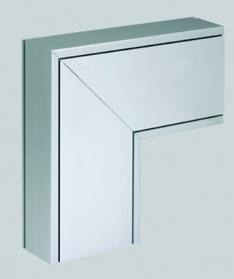 Simon SConnect Угол плоский для TM21061-8, алюминий, TMA201106-8