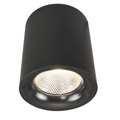 Arte Lamp FACILE, Накладной светильник, цвет арматуры - черный, цвет плафона/декора - ЧЕРНЫЙ, 18W LED, A5118PL-1BK