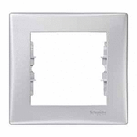 SDN5800160 - SE Sedna Алюминий Рамка 1-ая, Schneider Electric