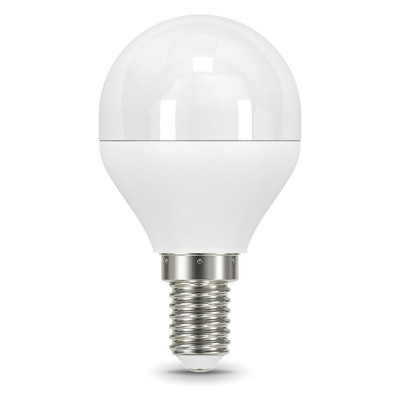 Лампа Gauss Шар 7W 590lm 6500К E14 диммируемая LED 1/10/100, 105101307-D