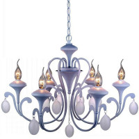 Arte Lamp MONTMARTRE, Люстра, цвет арматуры - белый, цвет плафона/декора - БЕЛЫЙ, 6х40W E14, A3239LM-6WH