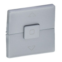 Legrand Valena LIFE.Лицевая панель для выключателя жалюзи и рольставней.Алюминий, 755142