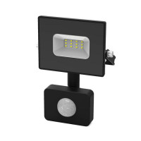Прожектор Gauss Elementary-S 10W 850lm 6500К 175-265V IP65 черный с датчиком движения LED 1/20, 628511310