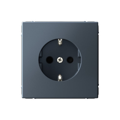 GAL000745 - ARTGALLERY РОЗЕТКА с заземлением со шторками, 16А, механизм, ГРИФЕЛЬ, Systeme Electric