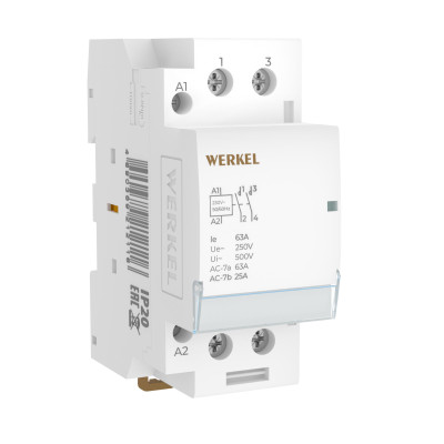 Werkel W942M63O/ Контактор модульный 63 A 2NO (2 мод.), a069476