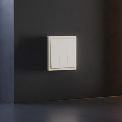 Клавиши для выключателя/переключателя трехклавишного, S70 (хлопок), VLS000513